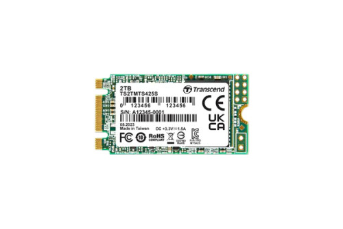 TRANSCEND 2 TB MTS425S M.2 SATA 3 2242 SSD 3D NAND - CACHELESS - RCN - TS2TMTS425S TRANSCEND 2 TB MTS425S M.2 SATA 3 2242 SSD 3D NAND - CACHELESS - RCN - TS2TMTS425S