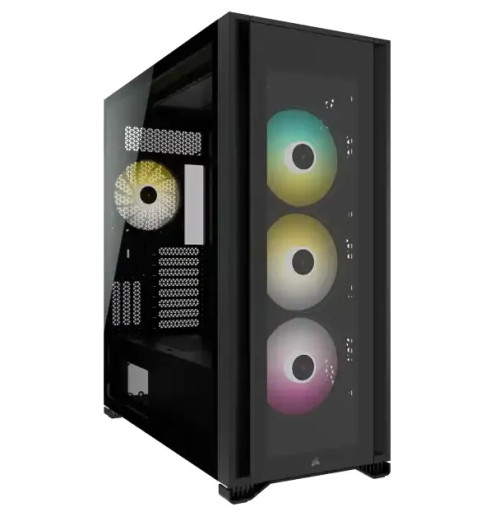 Corsair iCUE 7000X RGB, Full Tower, PC, Black, ATX, Gaming, Multi Corsair iCUE 7000X RGB, Full Tower, PC, Black, ATX, Gaming, Multi