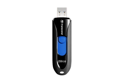 Transcend JetFlash 790 256GB Black, 256 GB, USB Type-A, 3.2 Gen 1 (3.1 Gen 1), Capless, 19 g, Black