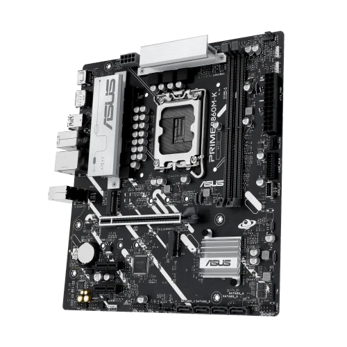 ASUS PRIME B860M-K, Intel, LGA 1851 (Socket V1), Intel Core Ultra (Series 2), LGA 1851, DDR5-SDRAM, 128 GB