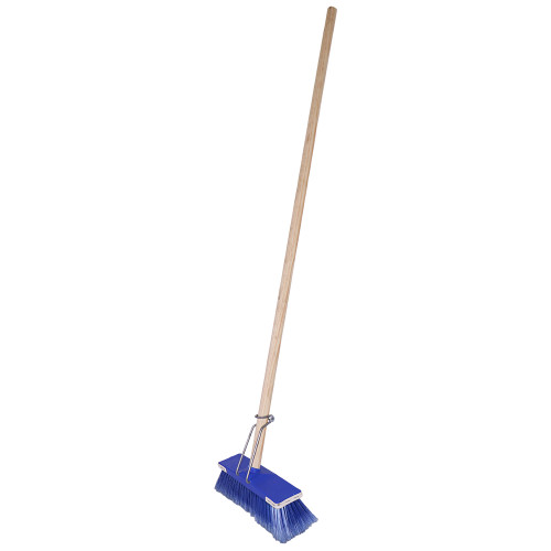 Janitorial Deluxe Broom Flagged Wooden Handle - JA0304