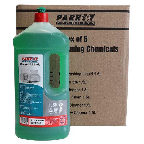Dishwash Liquid 1.5l Box Of 6 - JA0401-15D6 Dishwash Liquid 1.5l Box Of 6 - JA0401-15D6