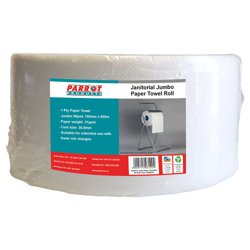 Janitorial Jumbo Roll 158mm 1 ply 650M - JA0404JR Janitorial Jumbo Roll 158mm 1 ply 650M - JA0404JR