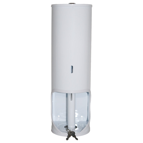 Janitorial TR3 Toilet Roll Holder Lockable - Mild Steel White - JA0508B Janitorial TR3 Toilet Roll Holder Lockable - Mild Steel White - JA0508B
