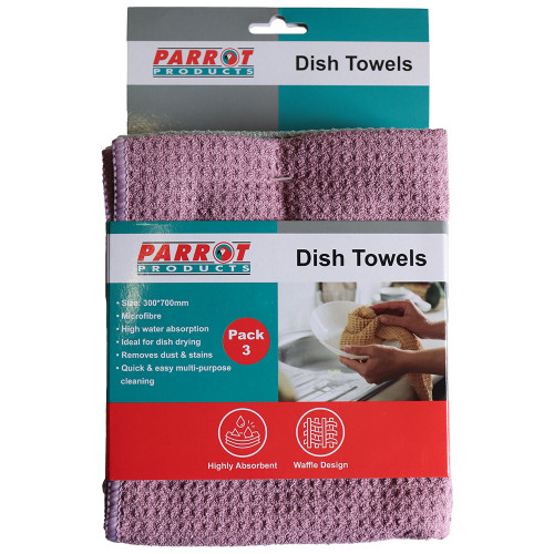 Janitorial Dish Wash Towels (Pack of 3) - JA0903 Janitorial Dish Wash Towels (Pack of 3) - JA0903