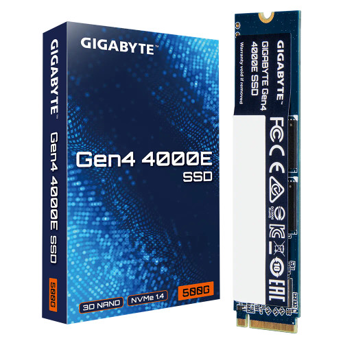 GIGABYTE Gen4 4000E, 500 GB, M.2, 3600 MB/s GIGABYTE Gen4 4000E, 500 GB, M.2, 3600 MB/s