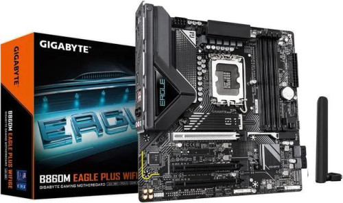 GIGABYTE Intel® B860 Chipset for LGA 1851; 4x DDR5; 2x M2; HDMI/DP; mATX. - RCN - GA-B860M-EAGLE-P-WIFI6E GIGABYTE Intel® B860 Chipset for LGA 1851; 4x DDR5; 2x M2; HDMI/DP; mATX. - RCN - GA-B860M-EAGLE-P-WIFI6E