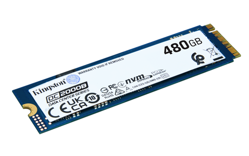 Kingston 480G DC2000B PCIe 4.0 M.2 2280 Enterprise SSD - TAR - SEDC2000BM8/480G-TAR