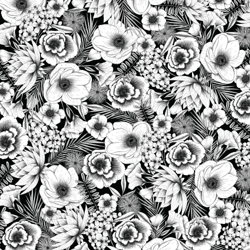 Cricut Infusible Ink Transfer Sheet Patterns, Black Botanicals, Thermal transfer, 2 pc(s)