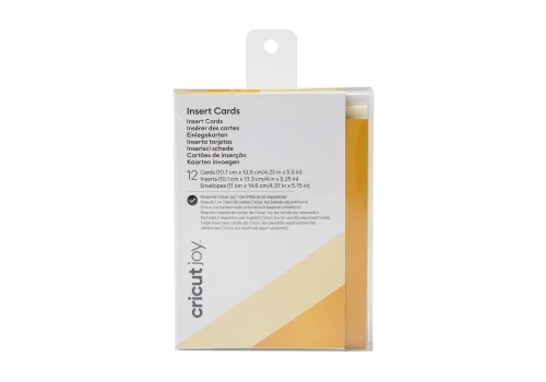 Cricut Joy Insert Cards 12-pack (Cream/Holo), Cream, Cricut, Cricut Joy