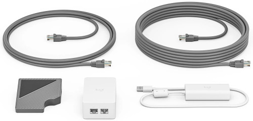 Logitech Cat5e Kit, Cat5e, Graphite, 40 m, 100 - 240 V, 83 mm, 85 mm Logitech Cat5e Kit, Cat5e, Graphite, 40 m, 100 - 240 V, 83 mm, 85 mm