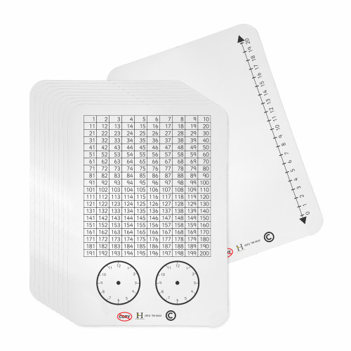 WRITING SLATE DOUBLE SIDED A4 WB12 BASICALLY BOOKS PACK OF 10 - BD1007WB12