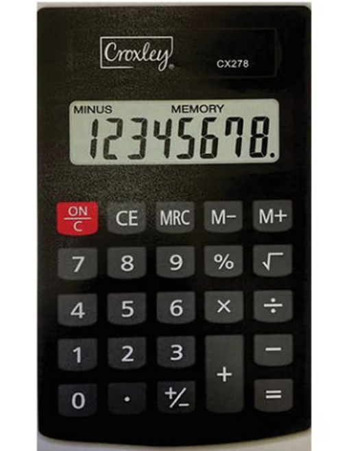 Croxley Calculator CX278