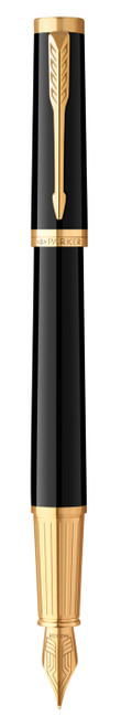 PARKER Ingenuity Fountain Pen - Black Gold Trim-NS2182006