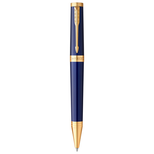 PARKER Ingenuity Ballpoint Pen - Blue Gold Trim-NS2182012