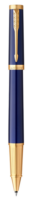 PARKER Ingenuity Rollerball Pen - Blue Gold Trim-NS2182011