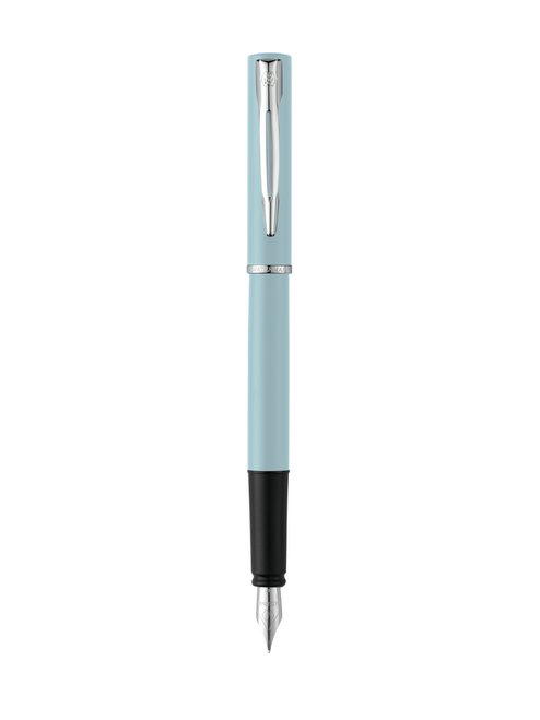 WATERMAN Allure Fountain Pen - Pastel Blue Chrome Trim-NS2105222
