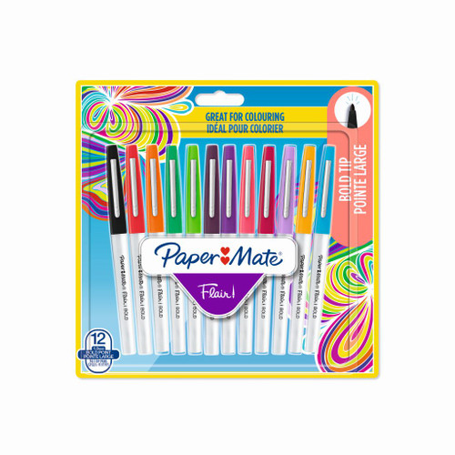 PAPER MATE Flair Bold Felt Tip 1.0mm 12's-NS2138474