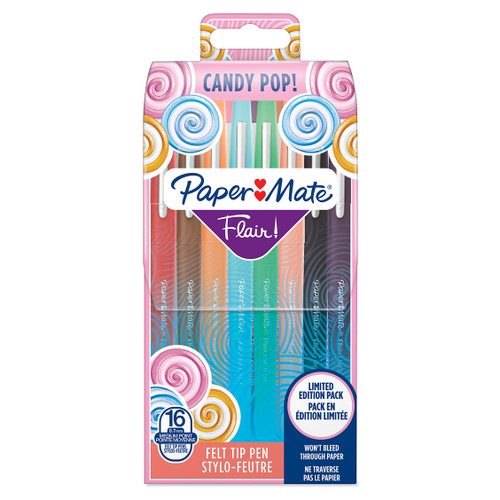 PAPER MATE Flair Candy Pop Medium 0.7mm 16's-NS2061395