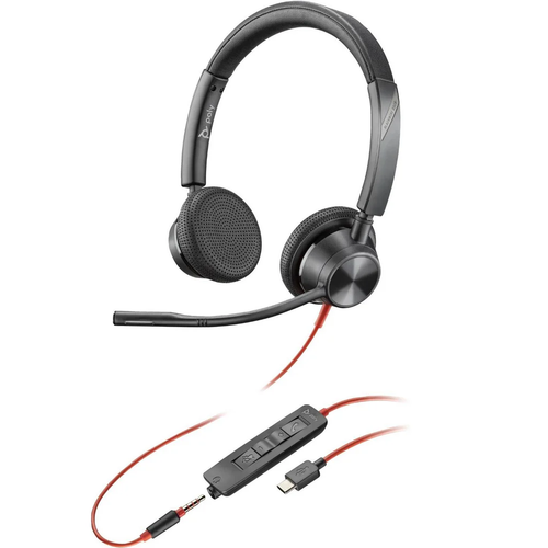Poly BW 3325 USB-C HS +3.5mmP +USB-C/A - TAR - 8X221AA-TAR