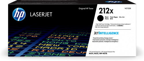 HP 212X High Yield Black Original LaserJet Toner Cartridge - TAR - W2120X-TAR