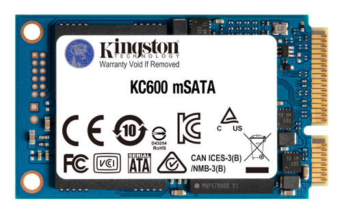 Kingston 512G SSD KC600 SATA3 mSATA - TAR - SKC600MS/512G-TAR