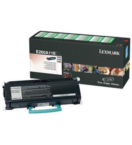 Lexmark E 260A11E Cartridge Toner Cartridge - 3 500 PGS - TAR - E260A11E-TAR