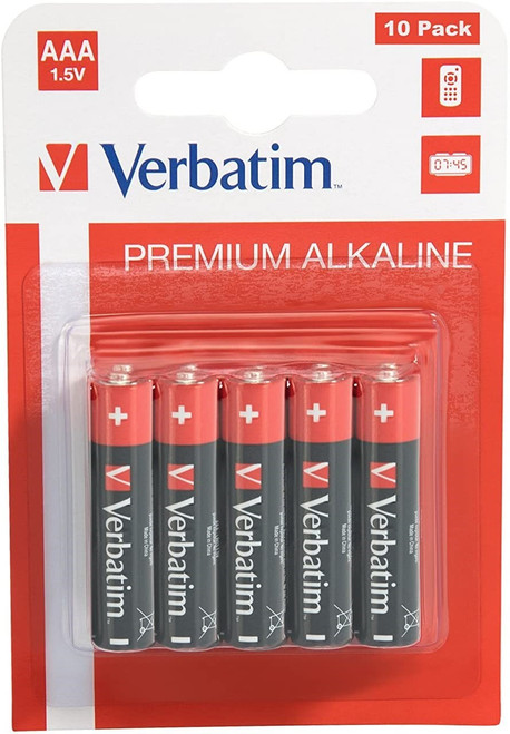 Verbatim AAA Alkaline Battery (10x 4PK) Carton - TAR - 49920C-TAR