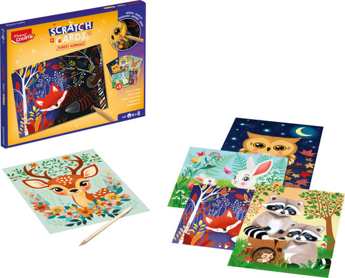 Maped Creativ Scratch Cards - Forest Animals-906914