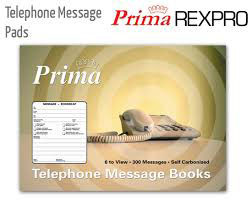 Rexpro Telephone Message Pad