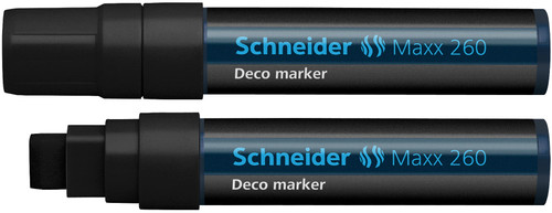 MAXX 260 - LIQUID CHALK MARKER 5 + 15mm TIP BLACK 1'S MAXX 260 - LIQUID CHALK MARKER 5 + 15mm TIP BLACK 1'S