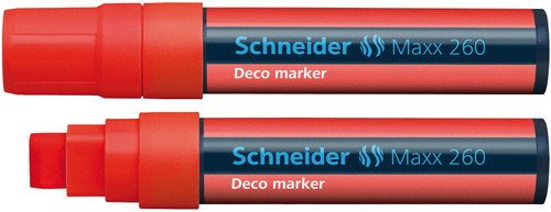 MAXX 260 - LIQUID CHALK MARKER 5 + 15mm TIP RED 1'S MAXX 260 - LIQUID CHALK MARKER 5 + 15mm TIP RED 1'S