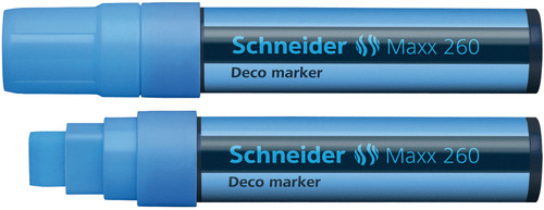 MAXX 260 - LIQUID CHALK MARKER  5 + 15mm TIP LIGHT BLUE 1'S