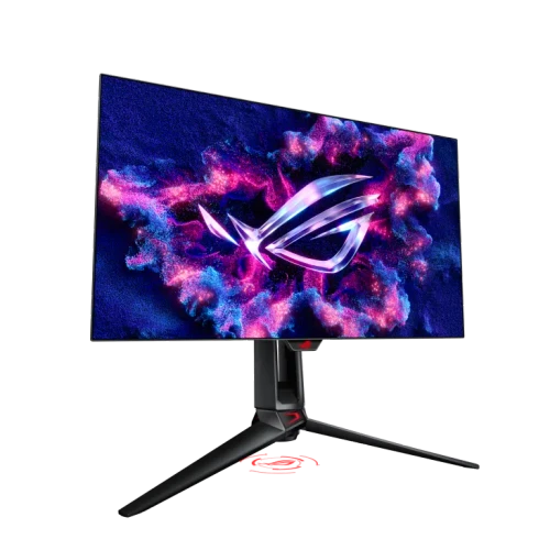 ASUS ROG Swift OLED PG27AQDP, 67.3 cm (26.5"), 2560 x 1440 pixels, Quad HD, OLED, 0.03 ms, Black