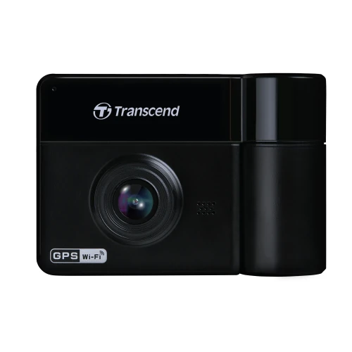 TRANSCEND DRIVEPRO 550 (MODEL B) DUAL LENS DASH CAM WITH 128GB MICROSD CARD