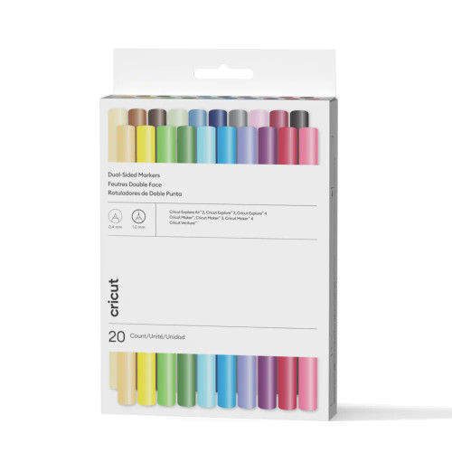 2011824 - Cricut Dual-Sided Markers; Ultimate Set (20pack)