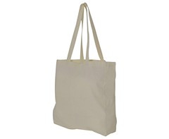 140g Cotton Gusset Tote Bag - GSR - BAG144C