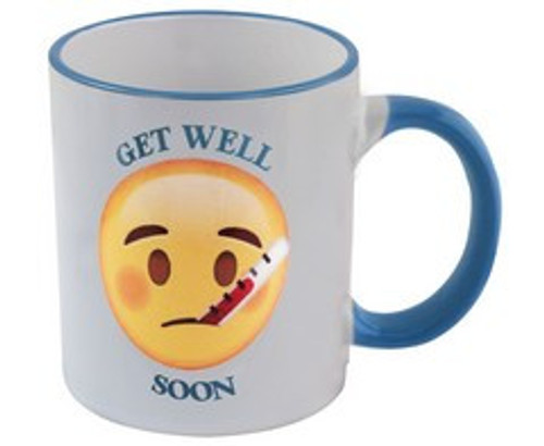 Emoji Get Well Soon - Sublimation Mug - Emug-GW Emoji Get Well Soon - Sublimation Mug - Emug-GW