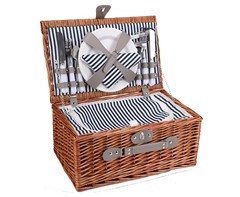 4-Person Wicker Picnic Basket - GSR - P2484
