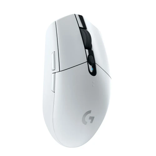 Logitech G G305 LIGHTSPEED Wireless Gaming Mouse, Right-hand, Optical, RF Wireless + Bluetooth, 12000 DPI, 1 ms, White