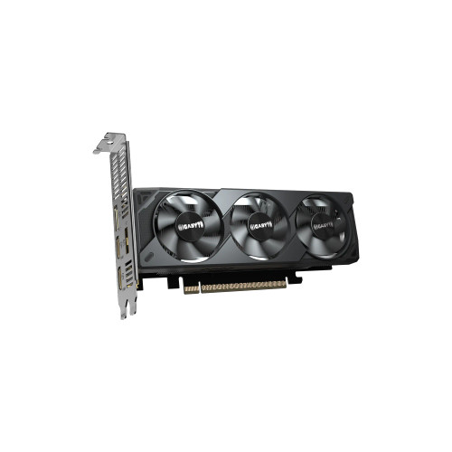 GIGABYTE GeForce RTX 5050 OC Low Profile 8G Graphics Card - 8GB GDDR6, 128bit, PCI-E 5.0, 2587MHz Core Clock, 2 x DP, 2 x HDMI, NVIDIA DLSS 4, GV-N5050OC-8GL, GeForce RTX 5050, 8 GB, GDDR6, 128 bit, 7680 x 4320 pixels, PCI Express 5.0