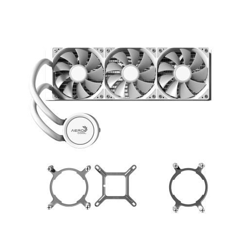 Aerocol Abyss L360 White - 360mm ARGB Liquid Cooler - Intel LGA1851/LGA1700   - AMD AM4/AM5. 
