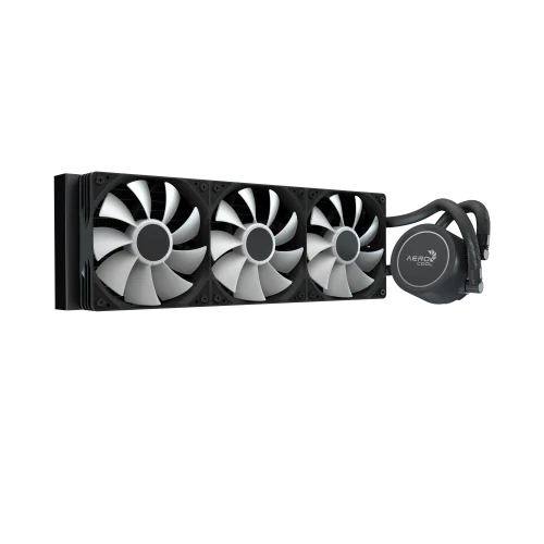 Aerocol Abyss L360 Black - 360mm ARGB Liquid Cooler - Intel LGA1851/LGA1700   - AMD AM4/AM5. 