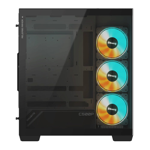 Gigabyte C500 Panoramic Stealth ATX Chassis; 1x 3.5'' | 2x 2.5'' Drive Bays; 360mm Radiator compatible; 4x 120mm ARGB fan incl; 