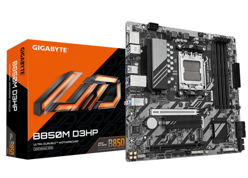 GIGABYTE AMD B850 Gaming Chipset for AMD AM5; 4x Dual DDR5; 2x M2; 1x HDMI 2x DP. . 