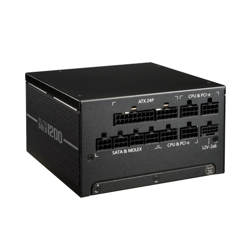 Cooler Master Elite Gold 1200, 1200 W, 100 - 240 V, 50/60 Hz, 7.5 - 15 A, Active, 120 W