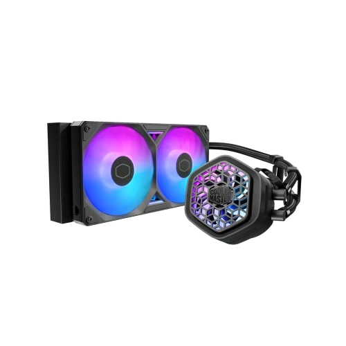 Cooler Master MasterLiquid Atmos II 240 VRM Fan Black, Liquid cooling kit, 12 cm, 240.35 m³/h, Black