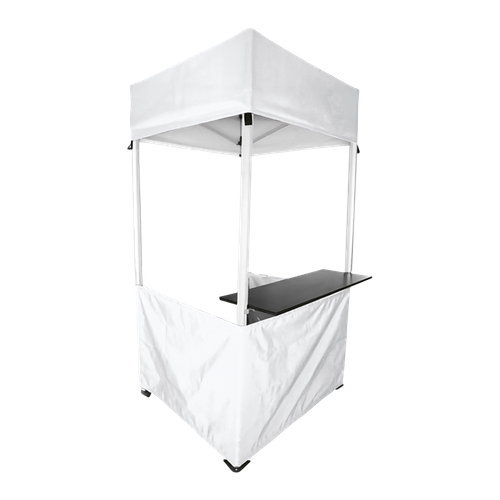 1x1 Aluminium Kiosk with Shelf