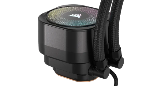 Corsair NAUTILUS 240 RS ARGB Liquid, Air cooler, 2100 RPM, 34 dB, 74.37 cfm, Black