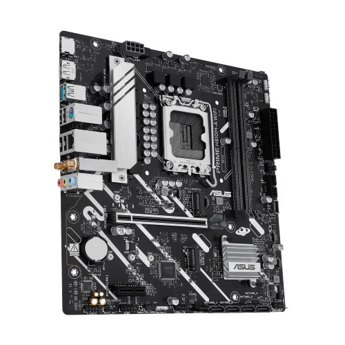 ASUS PRIME H810M-A WIFI, Intel, LGA 1851 (Socket V1), Intel Core Ultra (Series 2), LGA 1851, DDR5-SDRAM, 128 GB